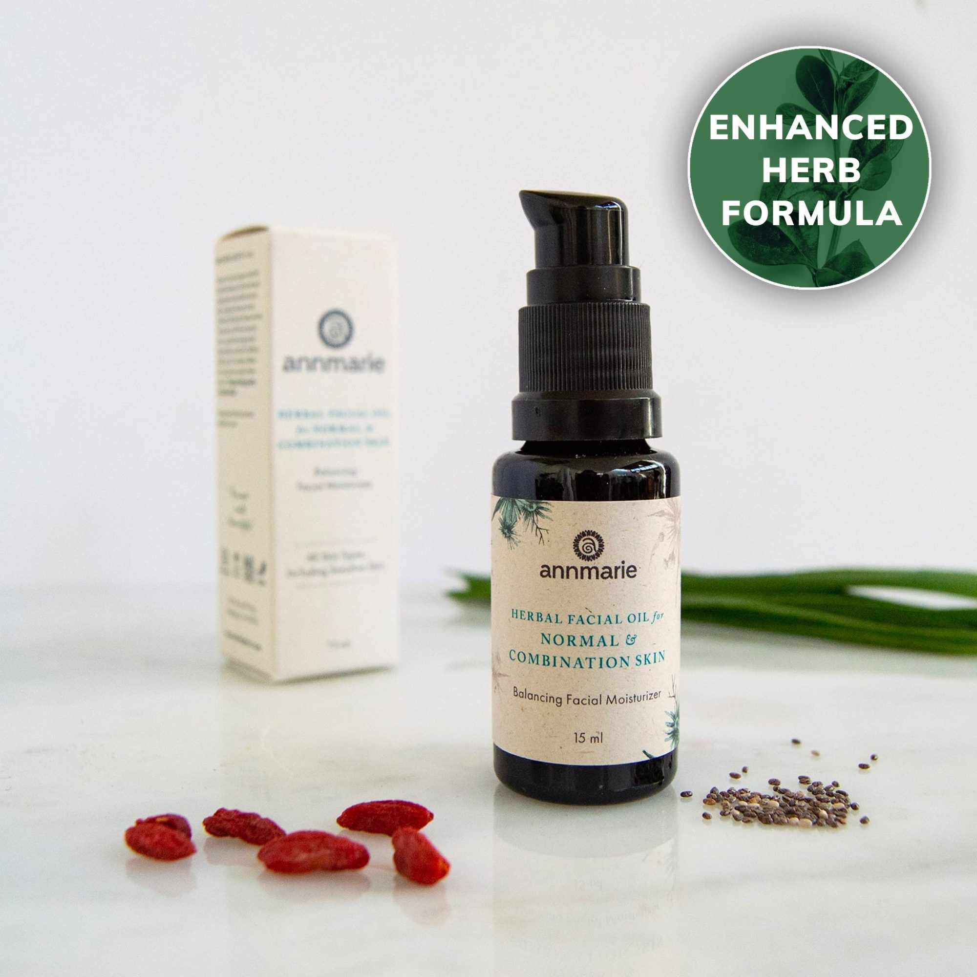 Herbal Facial Oil for Normal & Combination Skin (15ml) - Skin Assessment